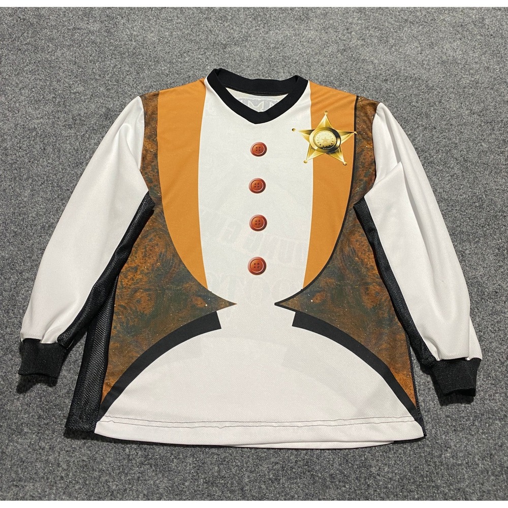 Matte Young Guns Shootout Sheriff Costume Graphic‎ T-Shirt Youth Large